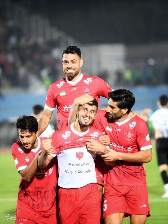 شادی گل علی علیپور؛ پرسپولیس - ذوب آهن