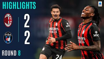 ویدیو| خلاصه بازی میلان ۲ - پیسا ۲/ صدرنشین از شکست فرار کرد