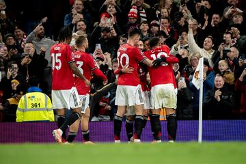 منچستریونایتد ۴ - برایتون ۲/ شیاطین سرخ با مرغهای دریایی اوج گرفتند!/ آموریم در تئاتر رویاها طعم خوشبختی را چشید