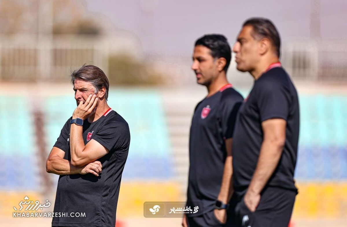 بازگشت نشاط به پرسپولیسیها در غیاب هاشمیان؛ کریم باقری قبل از اوسمار مامور شد +عکس