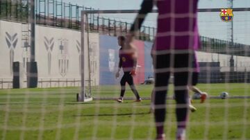 ویدیو| دویدن زیاد؛ تمرینات بارسلونا پس از شکست در ال کلاسیکو