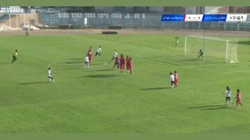 ویدیو| اشتباهات عجیب دروازه بان تیم زنان پرسپولیس مقابل ملوان