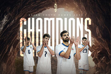 شاگردان غلامی بر بام آسیا؛ تیم ملی والیبال جوانان قهرمان شد