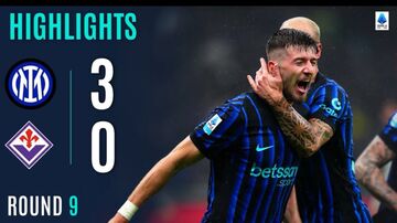 ویدیو| خلاصه بازی اینتر ۳ - فیورنتینا ۰ با گزارش انگلیسی/ بریس هاکان