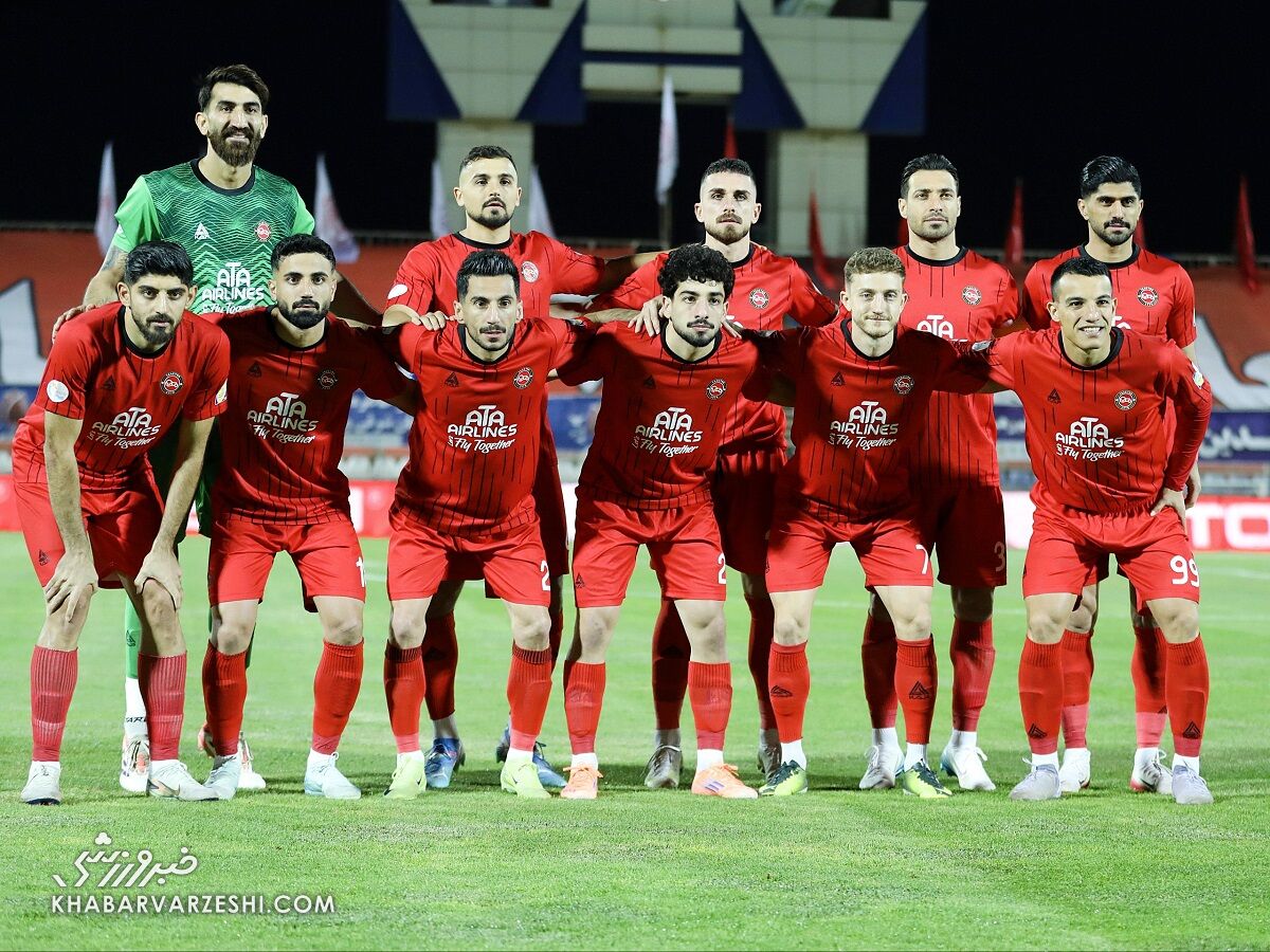 عکس تیمی تراکتور مقابل پرسپولیس