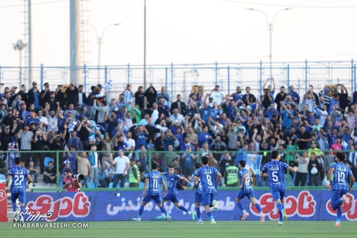 شادی گل یاسر آسانی؛ استقلال - آلومینیوم