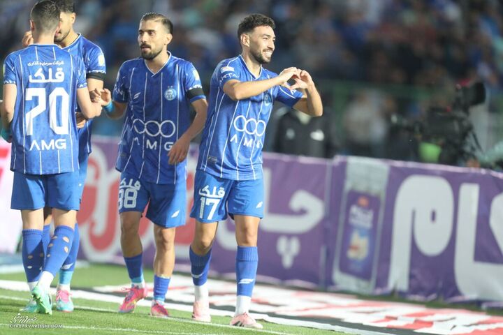 شادی گل منیر الحدادی؛ استقلال - آلومینیوم