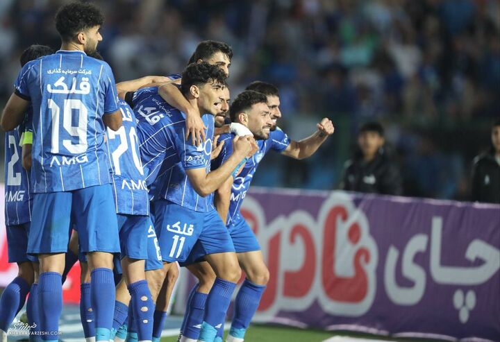 شادی گل منیر الحدادی؛ استقلال - آلومینیوم