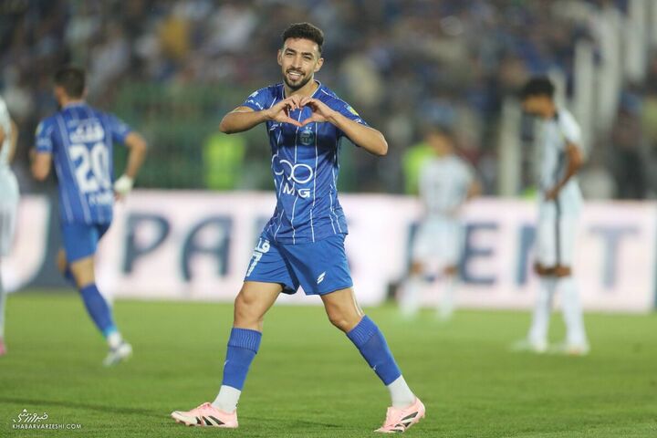 شادی گل منیر الحدادی؛ استقلال - آلومینیوم