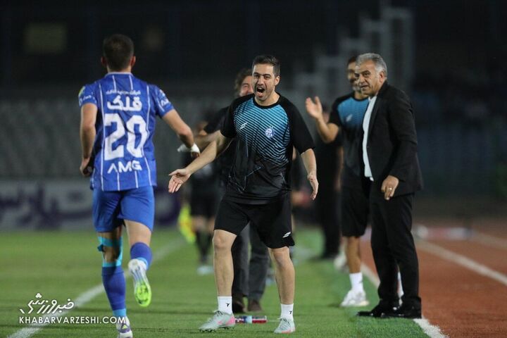 شادی گل خسرو حیدری و علیرضا کوشکی؛ استقلال - آلومینیوم