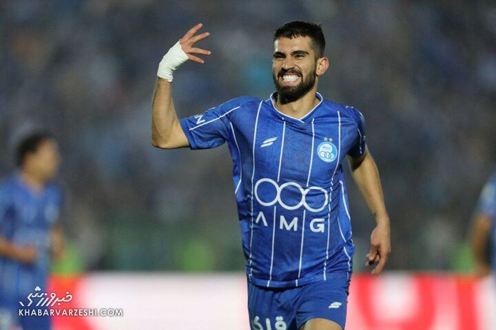 شادی گل علیرضا کوشکی؛ استقلال - آلومینیوم