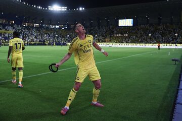 بریس رونالدو برای صدرنشینی النصر/ CR7 روی گل شماره ۹۵۲