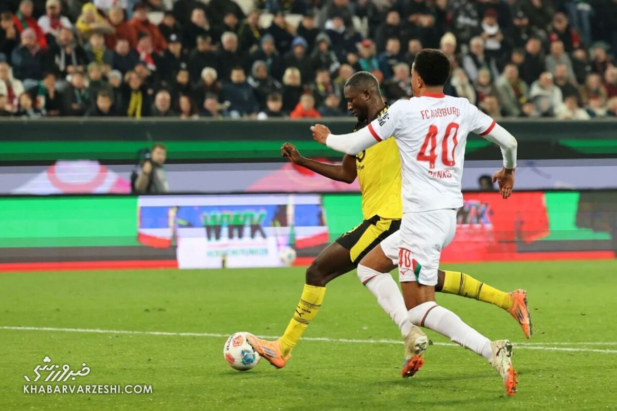 ویدیو| خلاصه باری آگزبورگ ۰ – دورتموند ۱ با گزارش انگلیسی/ ۳ امتیاز با گل گیراسی