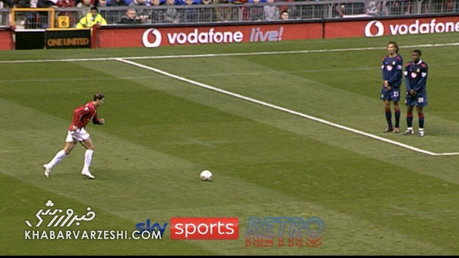 ویدیو| ۲۲ سال پیش در چنین روزی؛ اولین گل رونالدو با پیراهن منچستریونایتد