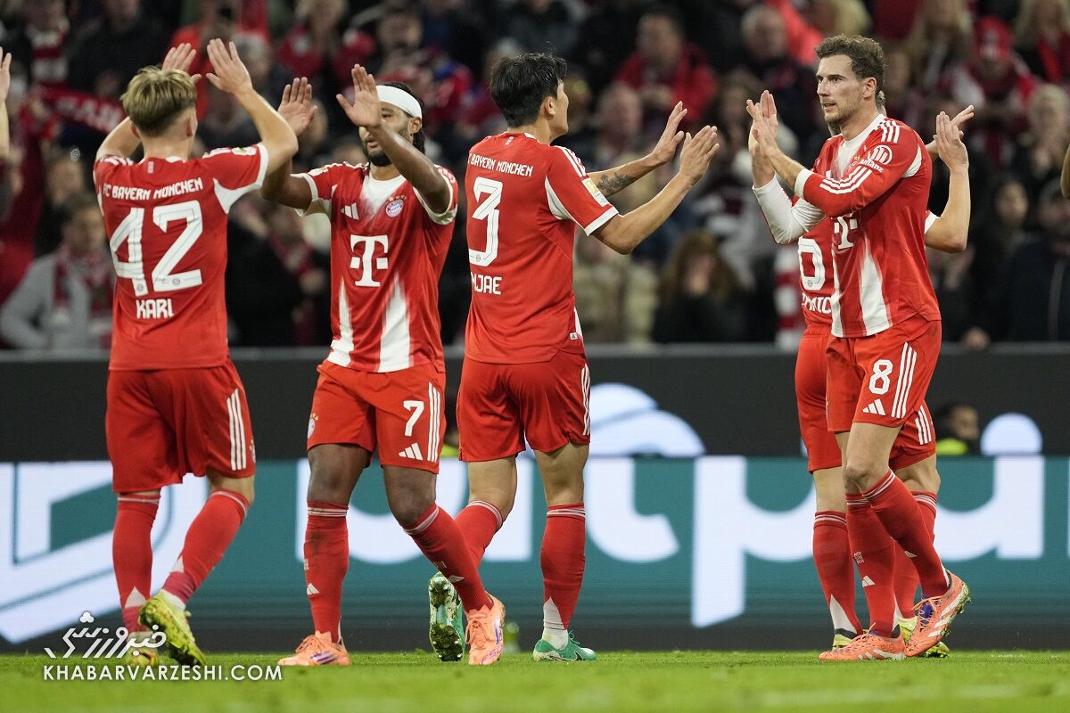 بایرن مونیخ ترسناک‌تر از همیشه/ نهمین پیروزی متوالی شکست‌ناپذیران