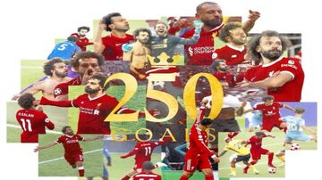 ویدیوی لیورپول برای رکورد جدید صلاح؛ محمد به ۲۵۰ رسید!