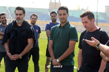 خداحافظی خانبان با پرسپولیسی‌ها +عکس