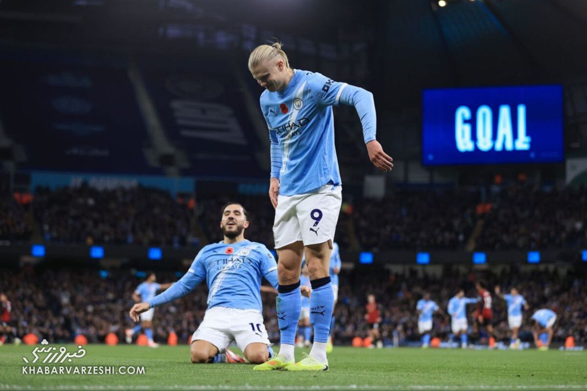 ویدیو| رقص رباتیک هالند پس از گلزنی به بورنموث!