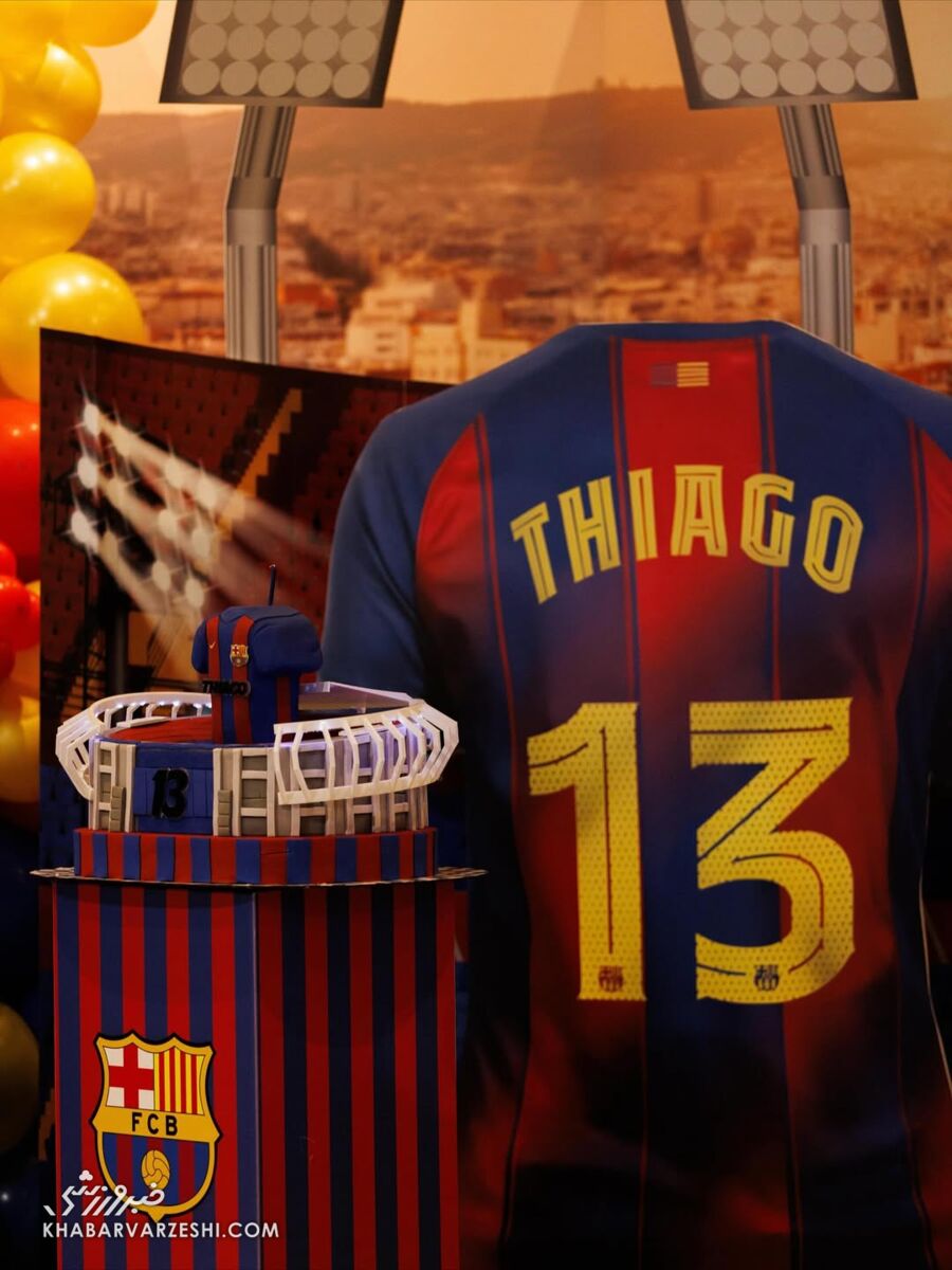 جشن تولد پسر مسی با تم بارسلونا +عکس