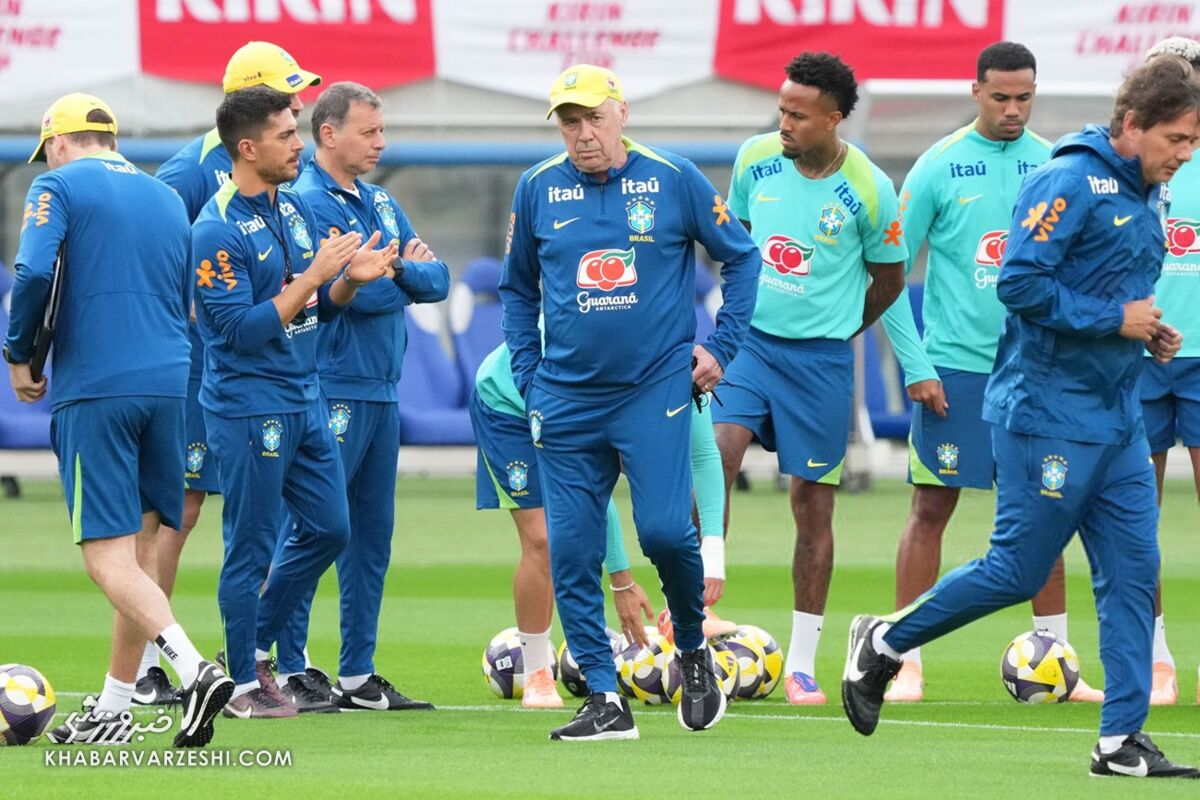 کارلو آنچلوتی و تیم ملی برزیل