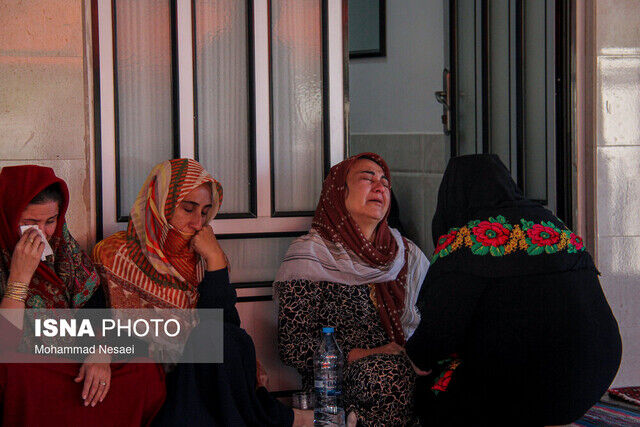 اشک و عزا در زادگاه صابر کاظمی/ روستای شاخص والیبال ایران غرق در بهت و اندوه +عکس