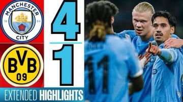ویدیو| خلاصه بازی منچسترسیتی ۴ - دورتموند ۱ با گزارش انگلیسی؛ کوبل نبود، باخت سنگین‌تر می‌شد!