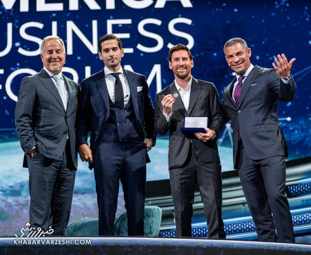 لیونل مسی نشان افتخاری شهر میامی را دریافت کرد