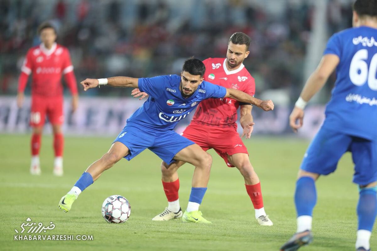 حرکت گلزن پرسپولیس اخراج داشت؟/ اعتراض رسمی استقلال خوزستان علیه صحنه مشکوک +ویدیو