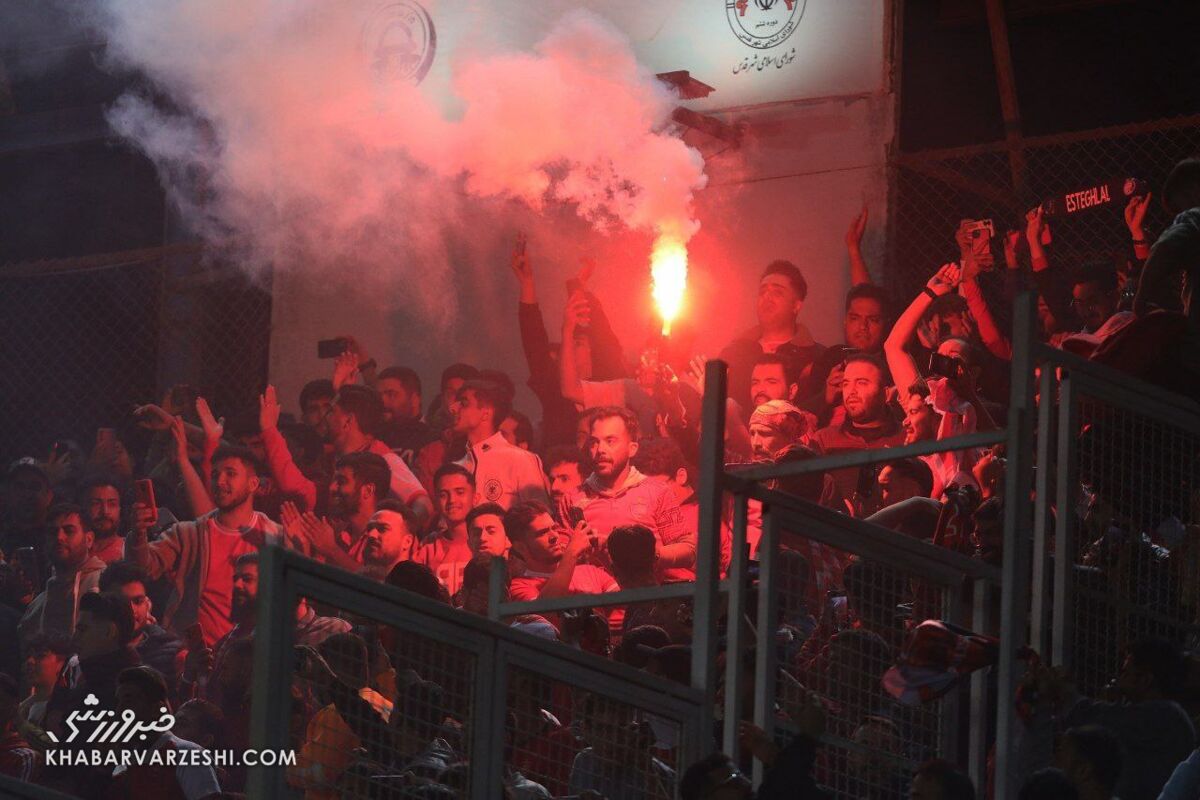 شادی هواداران پرسپولیس؛ پرسپولیس - استقلال خوزستان