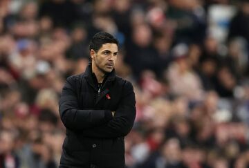 آرتتا: این تساوی با باخت فرقی نداشت!