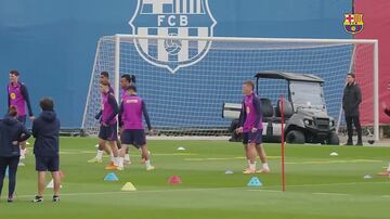 ویدیو| آخرین جلسه تمرین بارسلونا پیش از بازی خارج از خانه هفته دوازهم