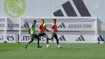 ویدیو| آخرین تمرین رئال مادرید قبل از مصاف با رایو وایکانو