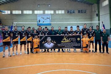 ویدیو| ادای احترام شهداب یزد به صابر کاظمی