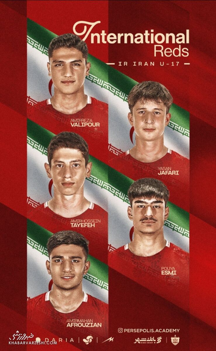 نقش پررنگ پرسپولیس در تیم ملی +عکس
