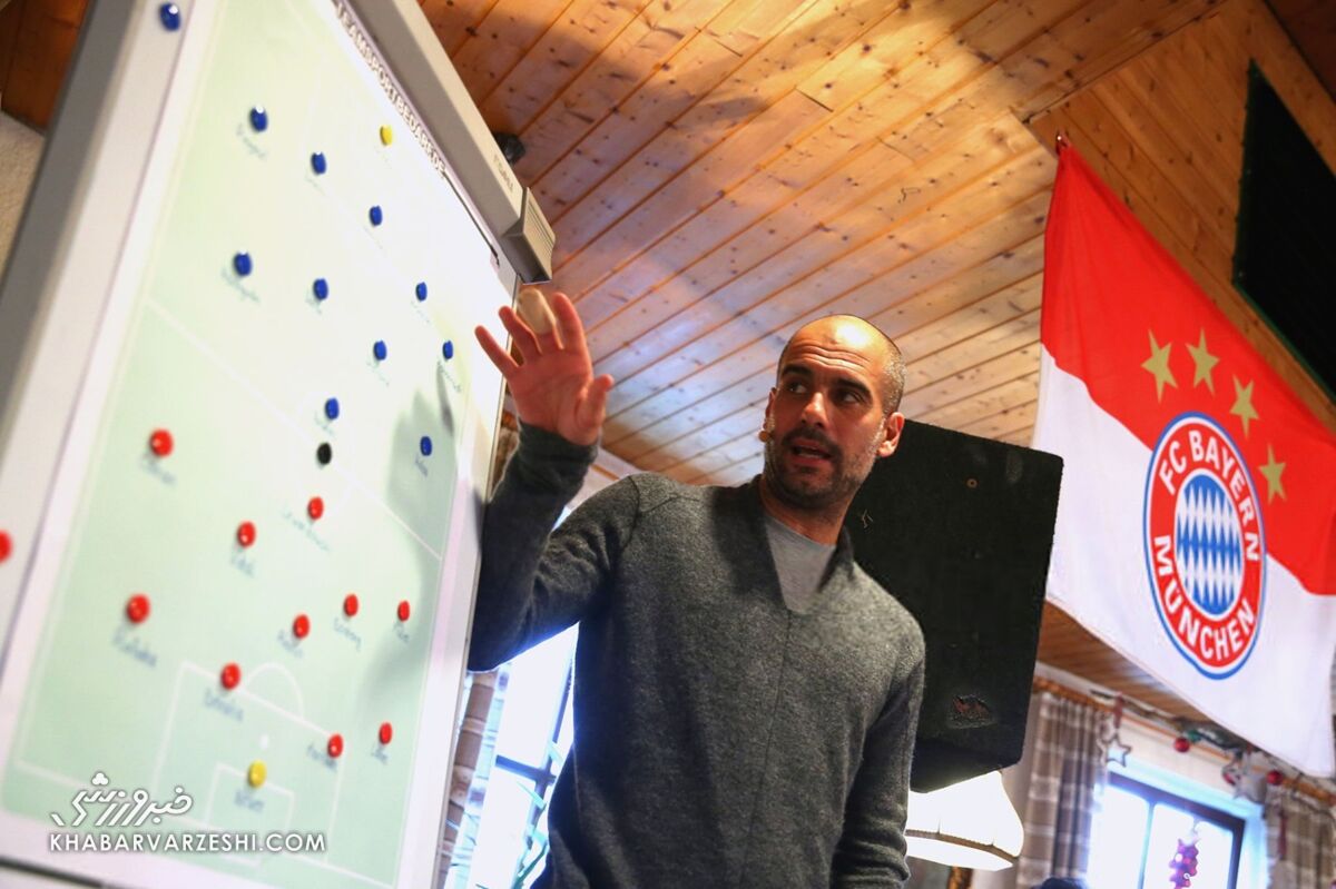 پپ گواردیولا، سرمربی بایرن مونیخ در سال 2015