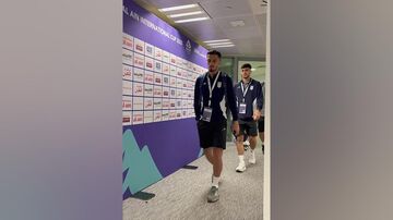 ویدیو| بیرانوند و علیپور در میکسدزون ورزشگاه هزاع بن زاید