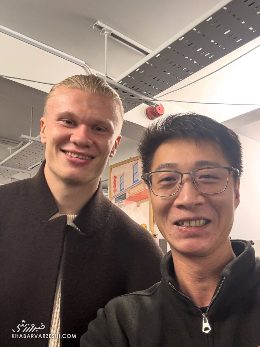 ارلینگ هالند در رستوران چینی