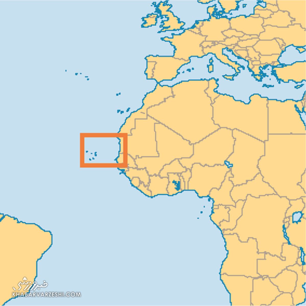 کیپ‌ورد کجاست؟/ حریف ۰٫۵میلیون نفری تیم ملی ایران در اقیانوس اطلس!