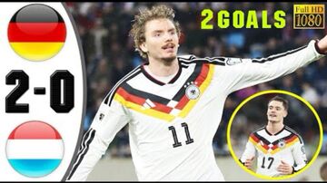 ویدیو| خلاصه بازی لوکزامبورگ ۰ - آلمان ۲ با گزارش انگلیسی/ ۳ امتیاز ارزشمند با بریس وولتمایده