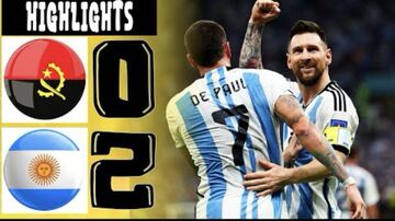 ویدیو| خلاصه بازی آنگولا ۰ - آرژانتین ۲/ مسی پاس داد، لائوتارو زد و برعکس!