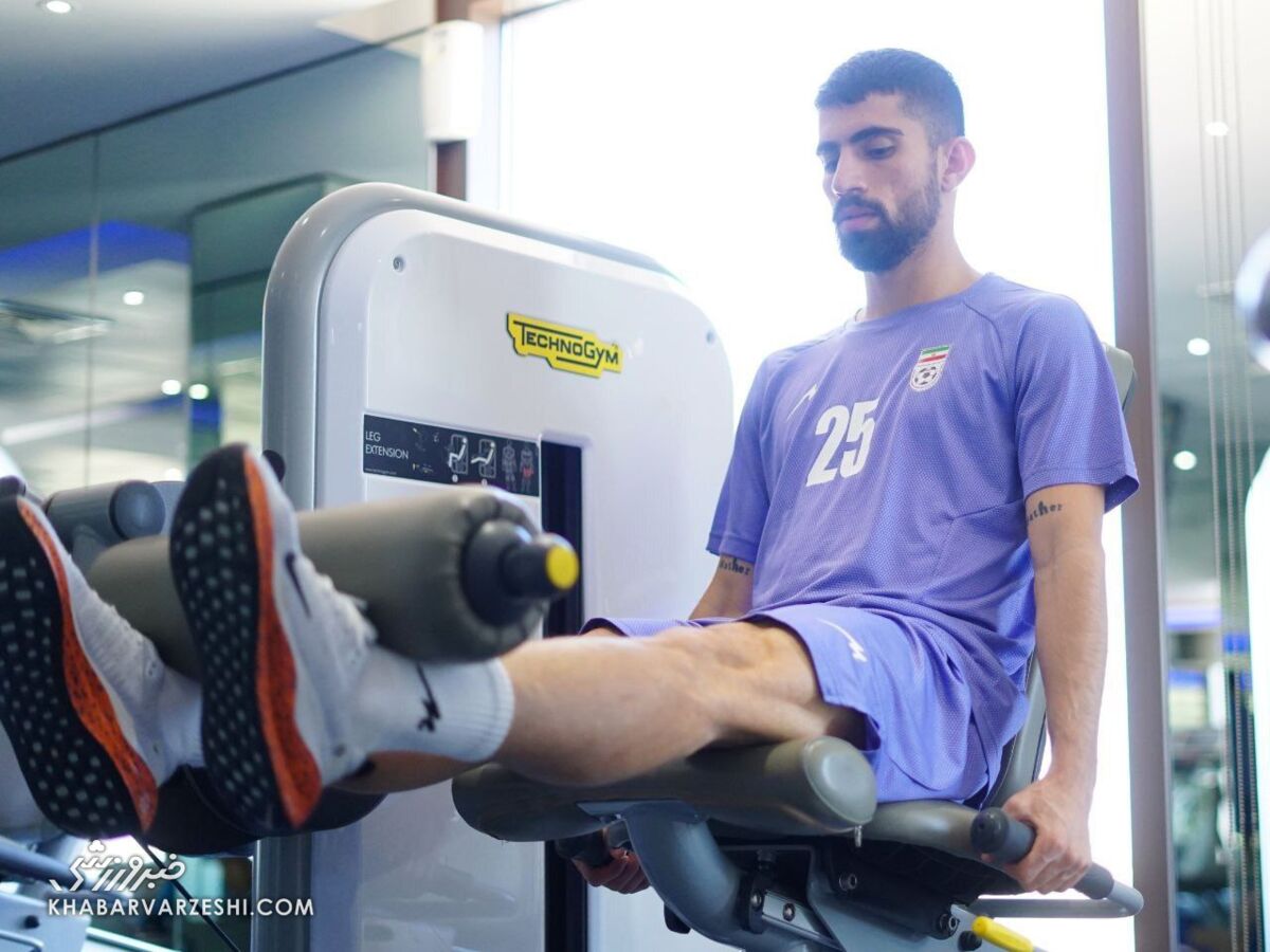 آمادگی ایران برای فینال العین؛ تمرین وزنه و ریکاوری استخر برگزار شد +تصاویر