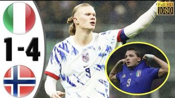 ویدیو| خلاصه بازی ایتالیا ۱ - نروژ ۴ با گزارش انگلیسی/ ماموریت غیرممکن به شکست تحقیرآمیز تبدیل شد!
