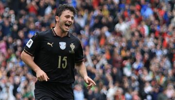 ویدیو| لحظات فوق‌العاده ژائو نوس در راه ثبت اولین هت تریک ملی؛ کولاک مقابل ارمنستان