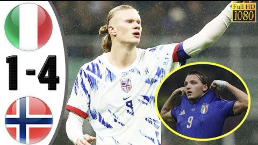 ویدیو| خلاصه بازی ایتالیا ۱ - نروژ ۴ با گزارش انگلیسی/ ماموریت غیرممکن به شکست تحقیرآمیز تبدیل شد!