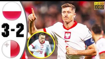 ویدیو| خلاصه بازی مالت ۲ - لهستان ۳ با گزارش انگلیسی/ لهستان غافلگیر شد ولی نباخت