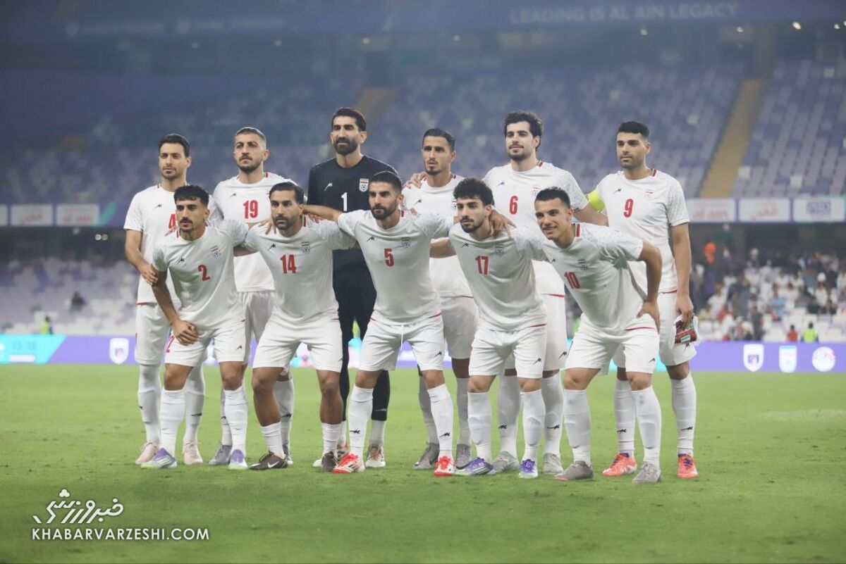 عکس تیمی ایران مقابل ازبکستان