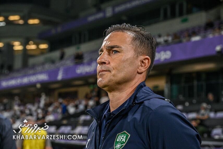 تماشاگر سرشناس در بازی استقلال فابیو کاناوارو