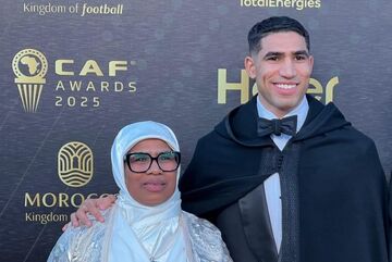 ویدیو| اشرف حکیمی مرد سال فوتبال آفریقا شد