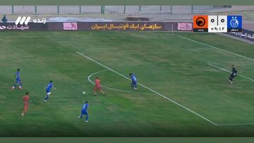 ویدیو| شوک به استقلال؛  پادیاب دقیقه ۹ گل زد