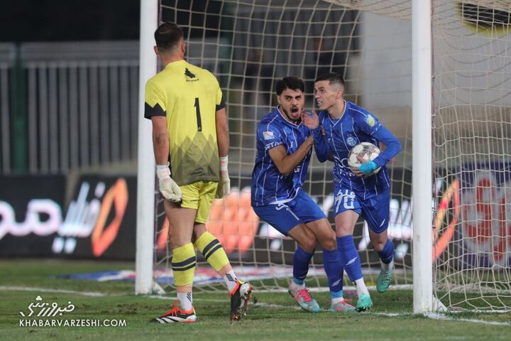 شادی گل یاسر آسانی؛ استقلال - پادیاب